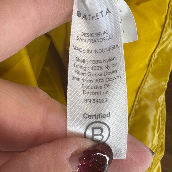 Athleta Lofty Down Vest in Earthen Ochre - Picture 7 of 8